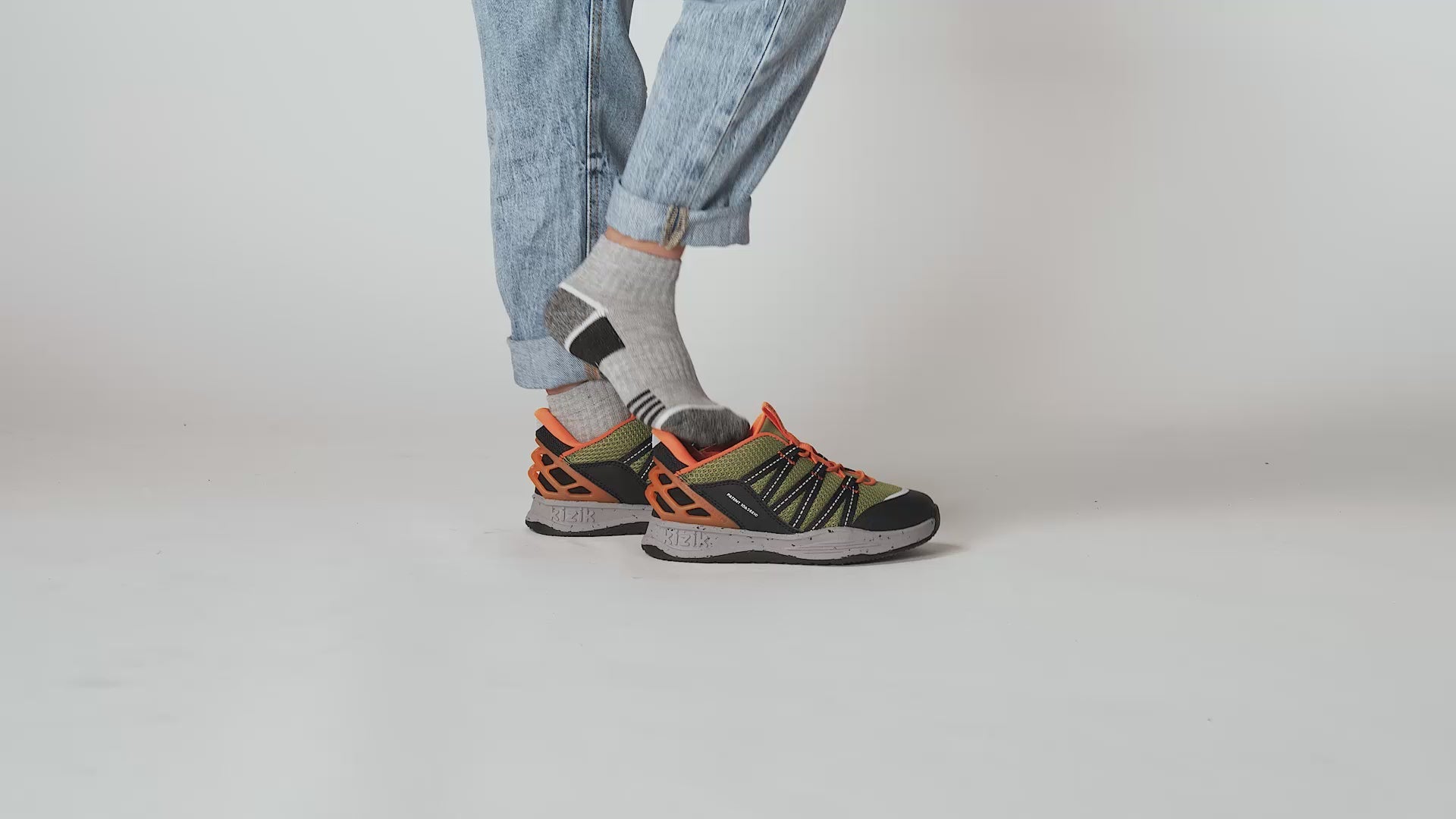 Kids Truckee - Olive Green/Orange